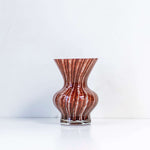Brown&White Glass Vase