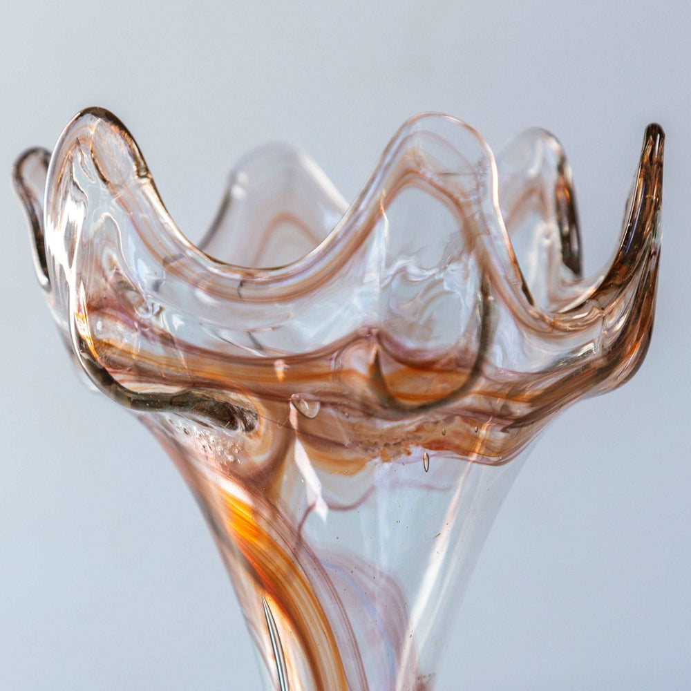 Crown Glass Vase, Italy - LIFFT