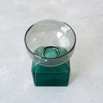 【amabro】TWO TONE VASE-Square Gray×Green