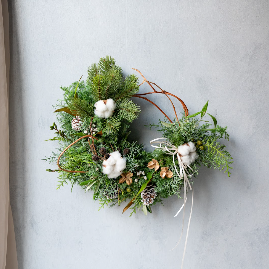 【LIFFTクリスマス2025】Natural Snow wreathe