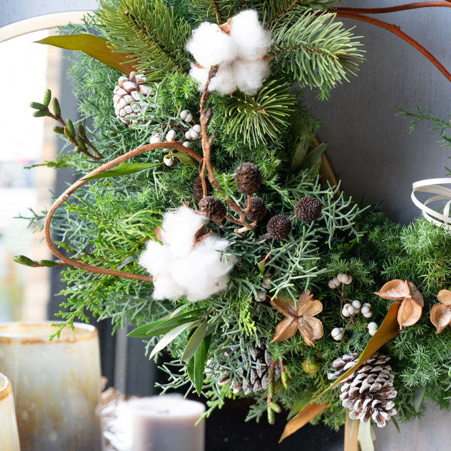 【LIFFTクリスマス2025】Natural Snow wreathe