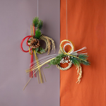 【マキ】2025年お正月飾り ✼ しめ縄✼ ループリボン・パール付き 正月飾り・しめ飾り｜お花と観葉植物のオンライン通販LIFFT