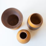 陶芸家Keicondo（ケイコンドー）の花瓶（フラワーベース）黄色3種類