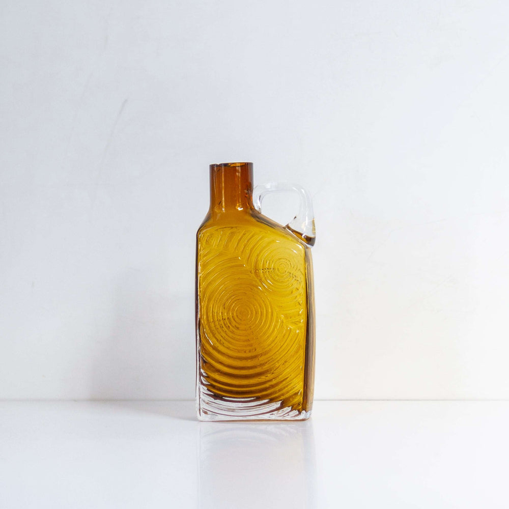 Brown Glass bottle Vase, Germany - LIFFT