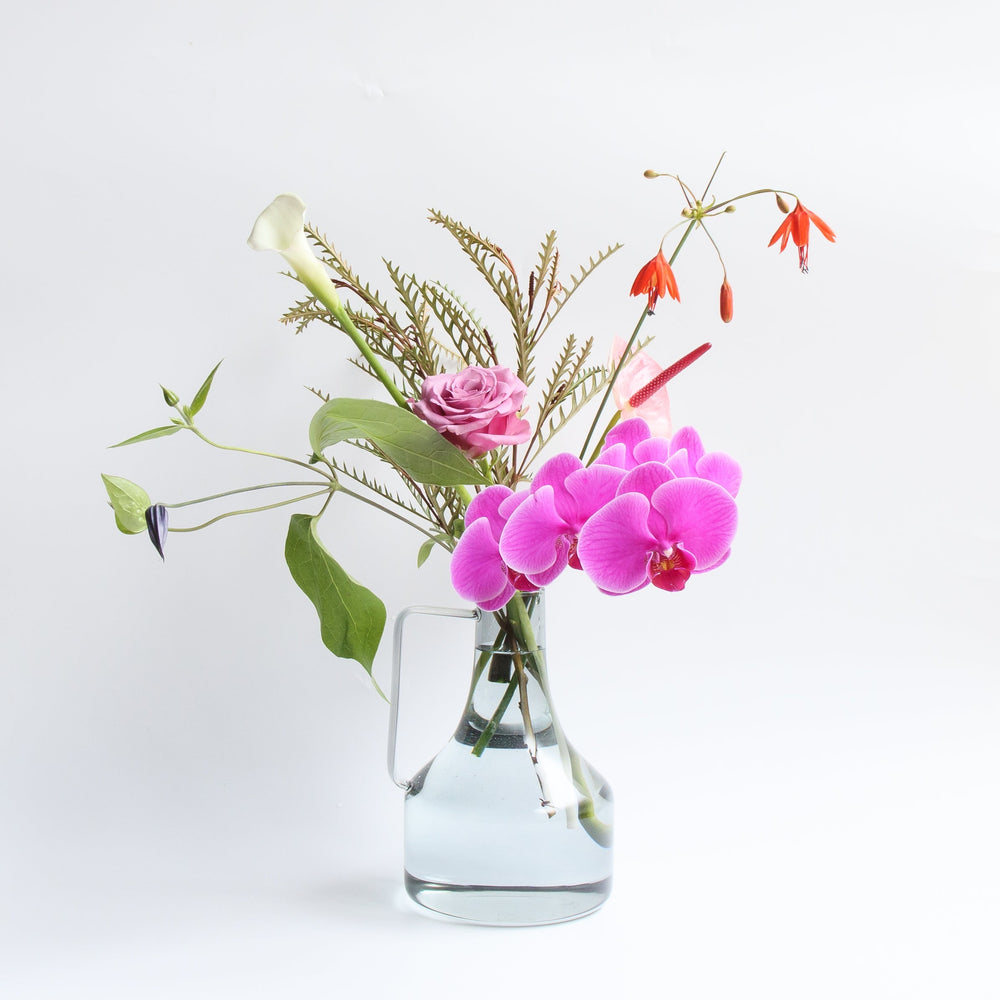 ミディファレノのアソート & ライトリー GLASS Flower vase - Flask