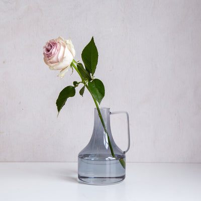 ライトリー GLASS Flower vase - Flask, grey