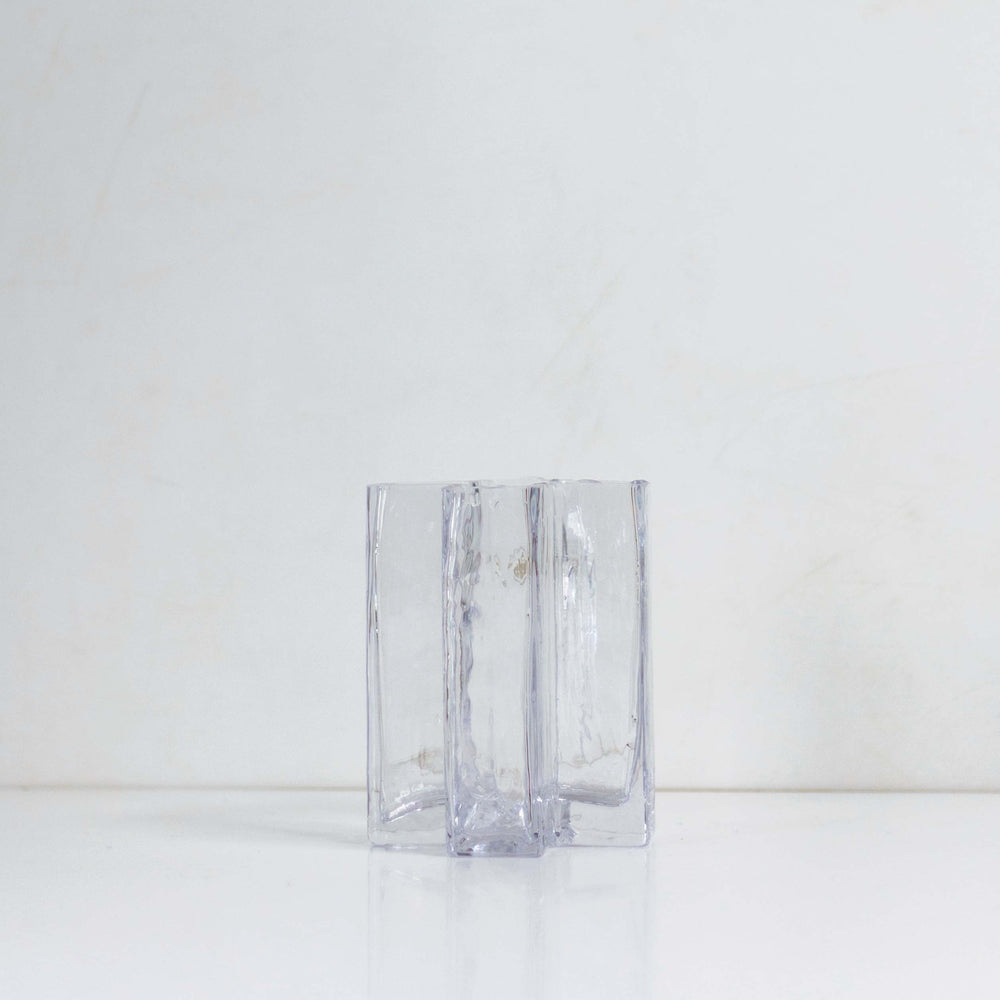 【HOLMEGAARD】CROSSES Clear Vase - LIFFT