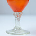 Orange Cocktail Glass Vase, Italy - LIFFT