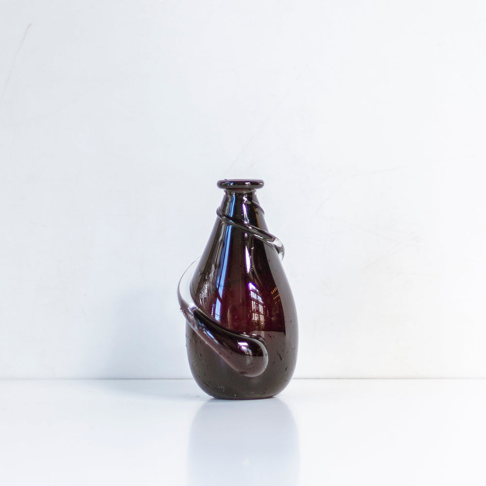 Violet Glass Vase, Italy